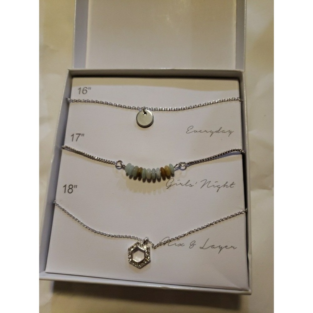4 Boxed Necklace/Earring Sets - Picture 2 of 5